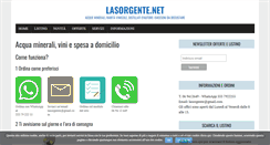 Desktop Screenshot of lasorgente.net