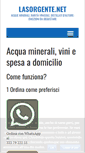 Mobile Screenshot of lasorgente.net